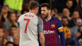 Livid Leo: Lionel Messi branded James Milner a 'donkey' during Champions League defeat