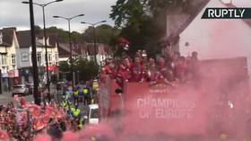 WATCH: Liverpool hold Champions League parade as thousands of fans pack the streets