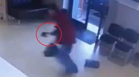 City Hall horror: Russian man stabs bystander with AXE after failing to meet mayor (VIDEO)