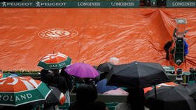 Washout: Rain cancels all French Open quarter final matches at Roland Garros