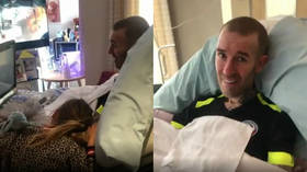 Heartbreaking surprise: Footballer Ricksen throws birthday party for daughter from hospice bed