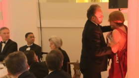 Calls for suspended Tory MP to be ‘sacked’ after grabbing climate change protester by the neck      