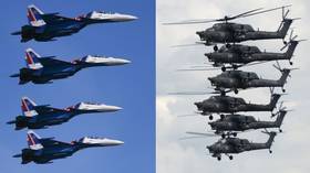 Russian fighter jet & helicopter aerobatic squads amaze crowds at Army-2019 expo (VIDEOS)