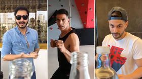 Bottle Up Challenge! Bollywood stars give viral craze a new twist