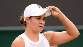 World number one Barty crashes out to unseeded Riske in huge Wimbledon shock