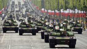 Bastille Day parade shows military tech in air and on ground, though marred by protests (FULL VIDEO)