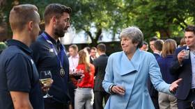 Cricket fans rib PM Theresa May’s ‘flirting’ as she hosts England’s World Cup winners