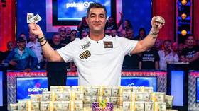 $10 million man: Hossein Ensan pips 8,568 rivals to claim top prize at World Series of Poker (VIDEO)
