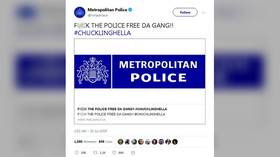 London police Twitter blares ‘F*CK THE POLICE’ in apparent hack