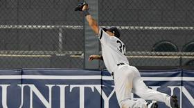 ‘Catch of the year’: Yankees fielder Aaron Hicks pulls off INCREDIBLE one-handed catch (VIDEO)