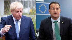 BoJo & Irish PM Varadkar clash over ‘backstop’ in first exchange about Brexit