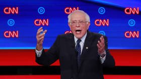 Sanders scolds CNN for using Republican talking points and showing healthcare ads during #Demdebate