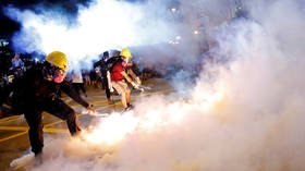 Ninth protest rally in Hong Kong: Tear gas, throwing stones, clashes with police (PHOTOS, VIDEO)