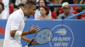 Washington Open: Nick Kyrgios asks fan for advice on where to play match-point serve (VIDEO)
