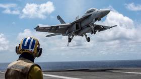 US carrier drills in disputed South China Sea as Beijing closes waters for own exercises (PHOTOS)