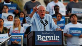 ‘Soviet’ Bernie Sanders endorses crowd chanting ‘Moscow Mitch’ at campaign rally