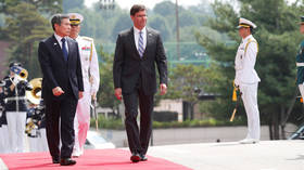 US defense secretary in S. Korea, cost of American troops on agenda