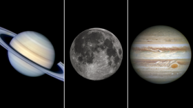 Magic moments: Jupiter, Saturn and Moon to align this weekend in nighttime spectacular