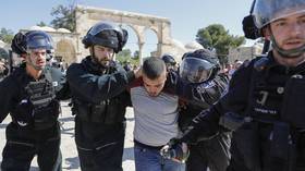 Israeli forces use tear gas in clashes with Palestinian worshipers at Temple Mount