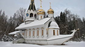 A boat church is parked firmly in a Moscow forest: Here’s why (PHOTOS)