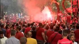 UEFA Super Cup Final: Liverpool fans party in the streets of Istanbul ahead of Chelsea clash (VIDEO)