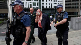 Man stabbed outside Home Office in London, armed police called in