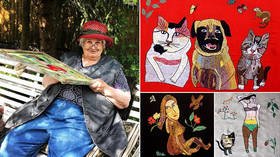 Eccentric embroidery propels 81yo dementia sufferer to Instagram stardom (PHOTOS)