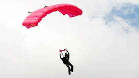 Terrifying VIDEO captures skydiver’s fight for their life as chute becomes tangled