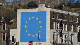 Destroyed or sold? Banksy’s Brexit mural in Dover covered in scaffolding (PHOTOS)