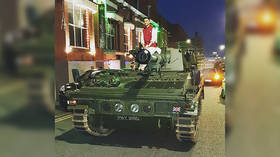 WATCH: Groom shows up to wedding on top of TANK in Bolton