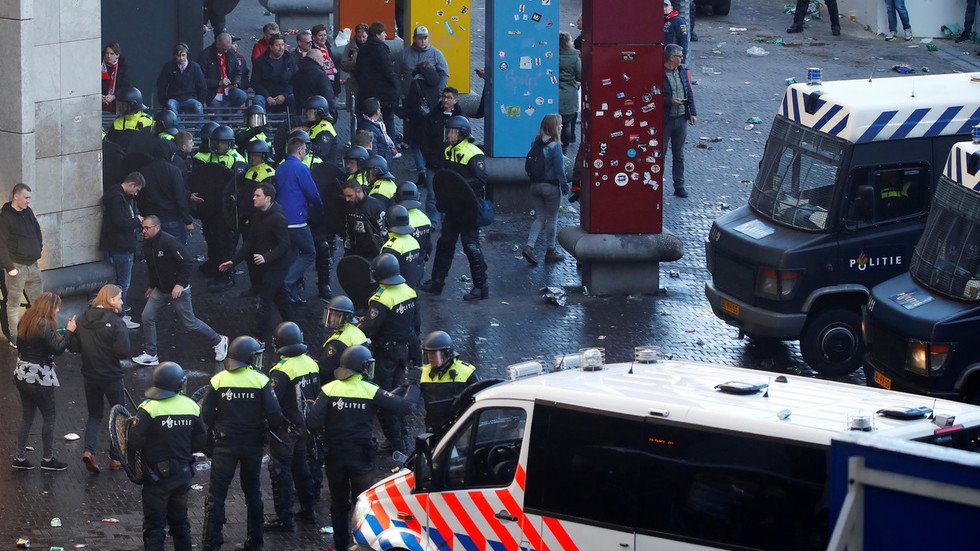 ‘Public Disorder And Violence’: 100 Lille Fans Detained In Amsterdam ...