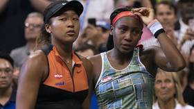 ‘A class act’: Osaka melts hearts after consoling beaten teen Gauff at US Open (VIDEO)