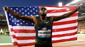 Top US sprinter Coleman cleared of doping charges despite missing 3 tests