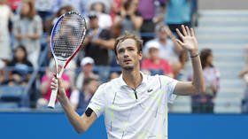 'Sorry guys and thank you!' Taped-up bad boy Medvedev battles past Wawrinka and into US Open semis