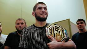 Khabib's message to the new UFC belt ahead of UFC 242: 'See you Saturday night, baby!' (VIDEO)