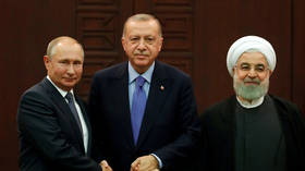 Presidents Putin, Rouhani & Erdogan vow to defeat terrorism in Syria, denounce US presence (VIDEO)