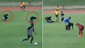 Jamaican college footballers struck by lightning during match (VIDEO)