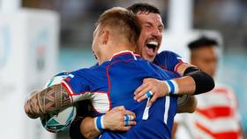 Who are the Russian team who nearly shocked hosts Japan in their Rugby World Cup opener?