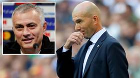 Pressure rises on Zinedine Zidane as fans vote for Jose Mourinho to replace him at Real Madrid