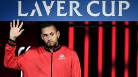 'I'd marry her right now': Nick Kyrgios thrown off-form by 'hot chick' in the crowd at Laver Cup (VIDEO)