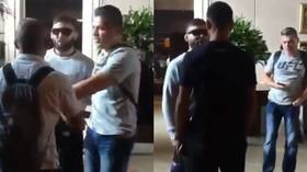 WATCH: UFC fighters in heated hotel altercation after eye-poke scandal in Mexico