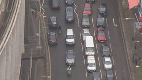 ‘Not big on the laws, is he?’: Boris Johnson’s motorcade seen headed down ‘one-way street’