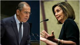 ‘Obvious paranoia’: Lavrov responds to Pelosi claim Russia ‘had a hand’ in Trump-Zelensky impeachment scandal