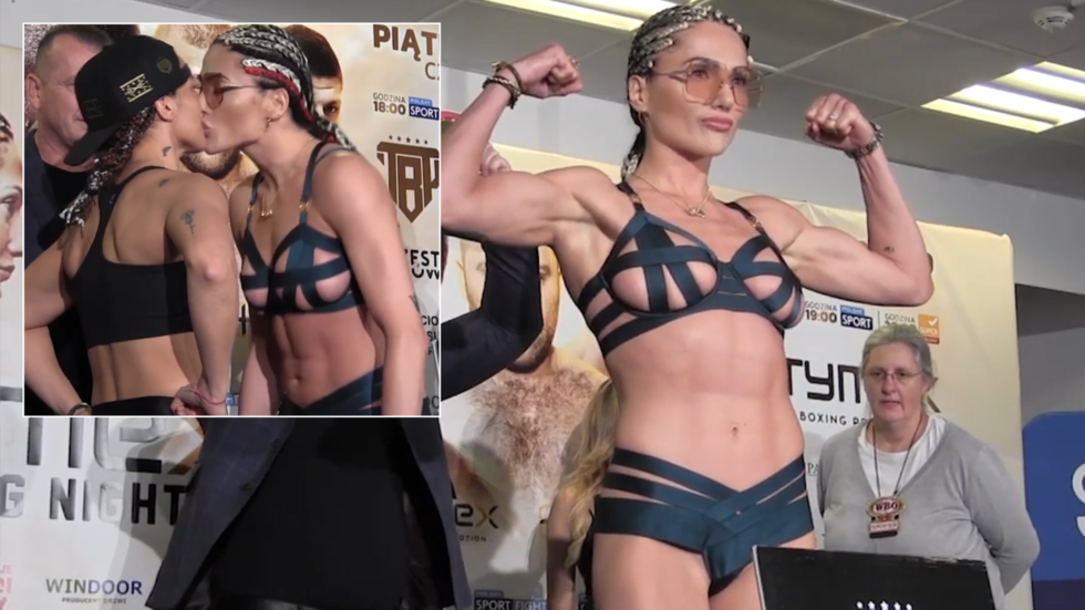 Sexist Female boxer calls out site that says lingerie kiss at