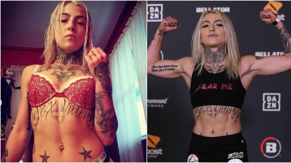 Female Fighter Porn - WATCH: Porn star gets pounded in TKO defeat on pro MMA debut at Bellator  231 â€” RT Sport News