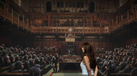 How apropos: Banksy painting of Parliament as monkeys sells for record sum amid Brexit drama