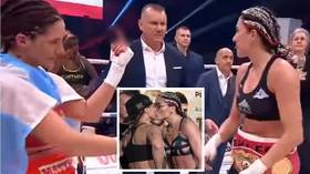 Kiss and make up? Polish boxer gets middle finger from rival on claiming decision win – as weigh-in row continues to rumble