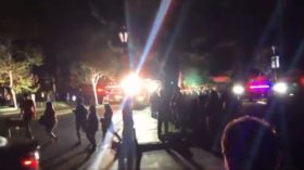 Civilians and firefighters injured as series of explosions rock Oktoberfest celebrations in Huntington Beach, California (VIDEO)