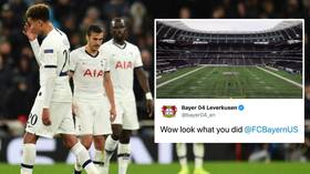 'Wow, look what you did': Bayer Leverkusen trolls Tottenham Hotspur with NFL tweet after Spurs' Champions League hammering