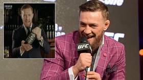 ‘Let’s go Russia!’ Conor McGregor grapples with local language as he launches whiskey in Khabib’s homeland (VIDEO)